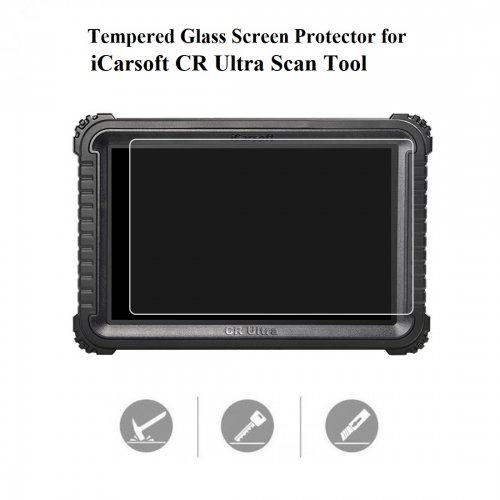 Tempered Glass Screen Protector Cover for iCarsoft CR Ultra